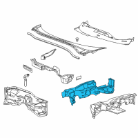 OEM 2016 Chevrolet Corvette Insulator Diagram - 23114341