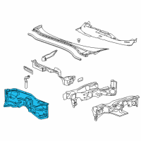 OEM 2017 Chevrolet Corvette Dash Panel Diagram - 23310418