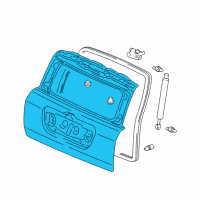 OEM Honda Tailgate (DOT) Diagram - 68100-S9V-A80ZZ