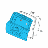 OEM Honda Pilot Tailgate (DOT) Diagram - 68100-S9V-A80ZZ