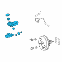 OEM 2018 Toyota Corolla iM Master Cylinder Diagram - 47201-09800