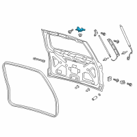 OEM 2020 Lincoln Navigator Hinge Diagram - JL1Z-7842900-A