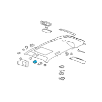 OEM 2010 Chevrolet HHR Sunroof Switch Diagram - 15234114