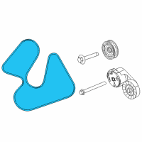 OEM Ram Belt-SERPENTINE Diagram - 4627668AA