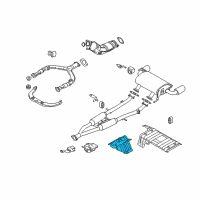 OEM 2010 Nissan 370Z INSULATOR-Heat, Front Floor Diagram - 74754-1EA0A