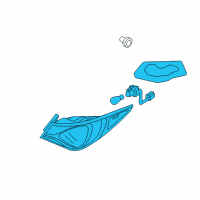 OEM 2013 Hyundai Sonata Lamp Assembly-Rear Combination Outside, LH Diagram - 92401-4R050