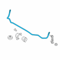 OEM 2019 BMW 640i Gran Coupe Stabilizer, Rear Diagram - 33-55-6-775-437