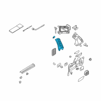 OEM 2014 Kia Sedona Trim Assembly-Rear Pillar Diagram - 858504D100QW