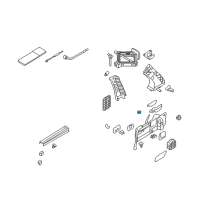 OEM Hyundai Entourage Support Cup Holder, Left Diagram - 85753-4D000-CS