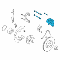 OEM 2017 Ford C-Max Caliper Diagram - CV6Z-2B121-A