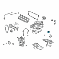 OEM 2007 Dodge Ram 2500 Adapter-Oil Filter Diagram - 53021610AE