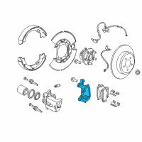 OEM 2018 Dodge Charger Adapter-Disc Brake CALIPER Diagram - 68245123AB