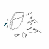 OEM Ford Focus Door Check Diagram - 8S4Z-5427204-A