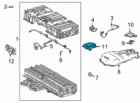OEM Toyota Sienna Battery Current Sensor Diagram - 89892-48060