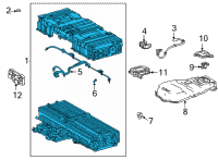 OEM Toyota Battery Diagram - G9510-45010