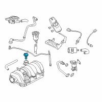 OEM Jeep Commander Valve-PCV Diagram - 53032531AE