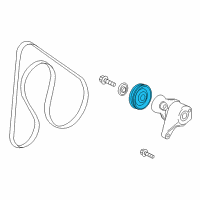 OEM 2013 Acura ILX Pulley, Idler Diagram - 31180-RW0-003