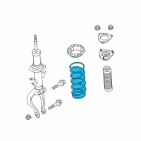 OEM 2012 Infiniti EX35 Spring-Front Diagram - 54010-1BF2A