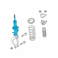 OEM 2017 Infiniti QX50 ABSORBER Kit - Shock, Front Diagram - E6111-5WB2B