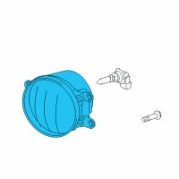 OEM Toyota Prius Fog Lamp Diagram - 81221-12230