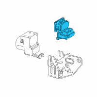 OEM 2006 Ford Taurus ABS Control Unit Diagram - 4F1Z-2C219-AA