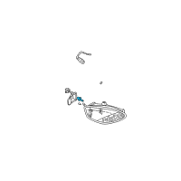 OEM Mercury Cougar Bulb & Retainer Diagram - F4TZ-13N021-B