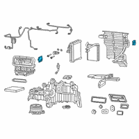 OEM 2020 Ram 1500 A/C And Heater Diagram - 68396062AB