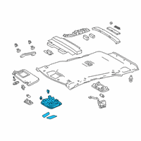 OEM 2022 Toyota Corolla Map Lamp Assembly Diagram - 81208-12240-C0