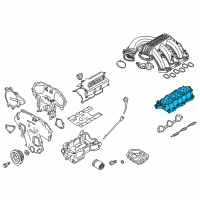 OEM 2012 Nissan Pathfinder Manifold-Intake Diagram - 14003-EA200