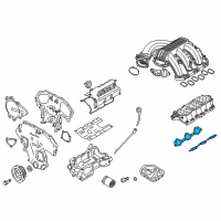 OEM 2003 Nissan Murano Gasket-Manifold Diagram - 14035-8J101