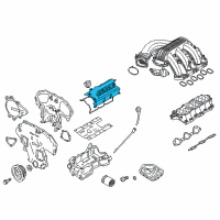 OEM 2011 Nissan Xterra Cover Assy-Valve Rocker Diagram - 13264-EA210