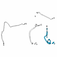 OEM 2011 Ford Fiesta Hose & Tube Assembly Diagram - BE8Z-19972-A