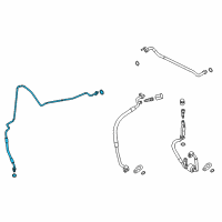 OEM Ford Pressure Line Diagram - BE8Z-19835-A