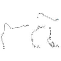 OEM 2011 Ford Fiesta AC Tube O-Ring Diagram - BE8Z-19E889-C