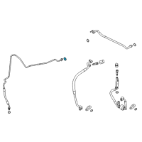 OEM Ford Fiesta Pressure Line O-Ring Diagram - BE8Z-19E889-B