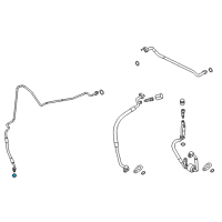 OEM 2011 Ford Fiesta Pressure Line O-Ring Diagram - 1W1Z-19E889-AB