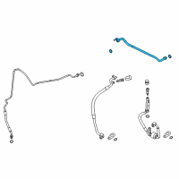 OEM 2011 Ford Fiesta AC Tube Diagram - BE8Z-19867-A