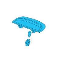 OEM 2005 Honda Accord Lamp Unit *NH361L* (CF GRAY) Diagram - 34271-SDA-A01ZB