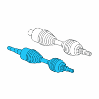 OEM 2019 Chevrolet Blazer Axle Assembly Diagram - 84877870