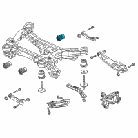 OEM 2014 Jeep Cherokee ISOLATOR-Cradle Diagram - 68155108AE