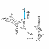 OEM Nissan Murano ABSORBER Kit - Shock, Rear Diagram - E6210-1TZ0A