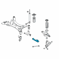 OEM 2014 Nissan Murano Link Complete-Rear Suspension Lower, Front Diagram - 551A1-JP00A