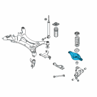 OEM Nissan Murano Link Complete-Rear Suspension Lower, Rear Diagram - 551B0-JP00A