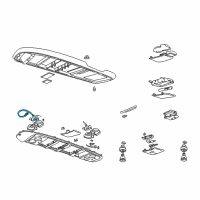 OEM 1999 Cadillac Escalade Harness-Roof Console (W/Lamps & Switches)*W/L*W/Lamps & Switch Diagram - 12471672