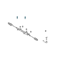 OEM 2015 Toyota Corolla Gear Assembly Mount Bolt Diagram - 90119-A0292