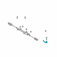 OEM 2013 Toyota Corolla Outer Tie Rod Diagram - 45046-09600