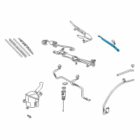 OEM Toyota Prius Wiper Arm Diagram - 85221-47020