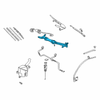 OEM 2003 Toyota Prius Linkage Assembly Diagram - 85150-47030