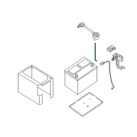 OEM 2020 Infiniti QX60 Rod-Support Diagram - 24425-8990A