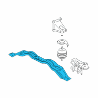 OEM 2006 Cadillac CTS Transmission Support Diagram - 25741437